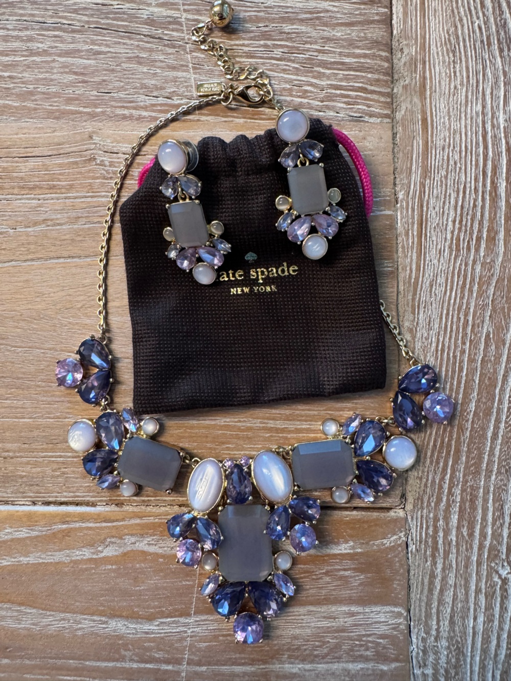 NWOT Kate Spade Necklace/Earring Set